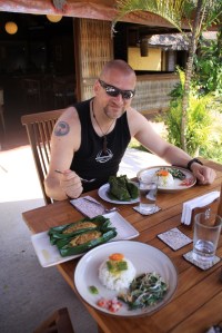 Lunch at local warung