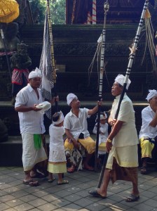 Preparing for the parade