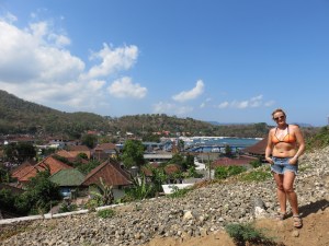 On the way back down