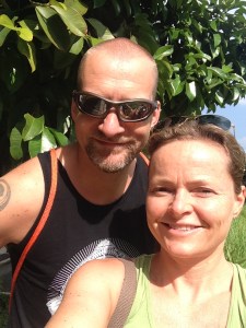 On the way to yoga training