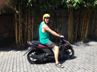 My friends went to Japan and rode Harley's. I got myself a Honda. 