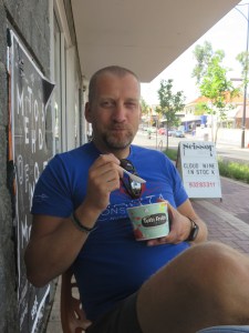 Frozen yogurt shops are hard to pass up