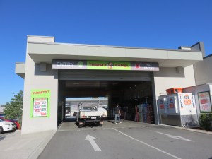 Drive through bottle shop. 