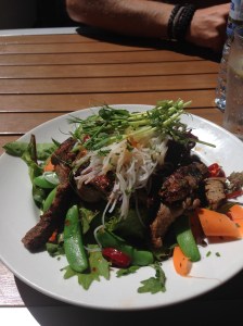 Thai beef salad @ South Beach Hotel