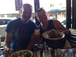 Katja and I @ Solomon's