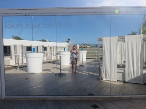 Roof terrace on hotel