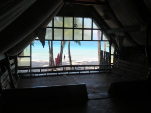 View from the yoga studio