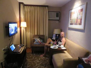 Chillin' before the TV