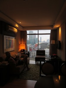 View from the new room