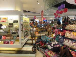 Katja get's fever from not buying all the handbags