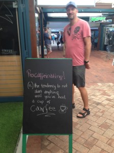 Procoffeenation. My new word