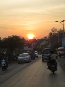 On the way to dinner