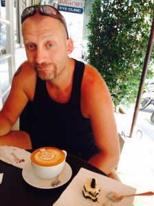 Enjoying Coffee and Cake