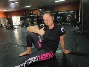Katja @ BJJ training