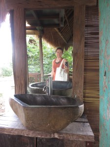 Mirror selfie at the massage place