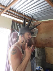 Renting a bike include renting a helmet. ROCK ON!